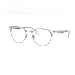 Ray-Ban clear silver prescription glasses